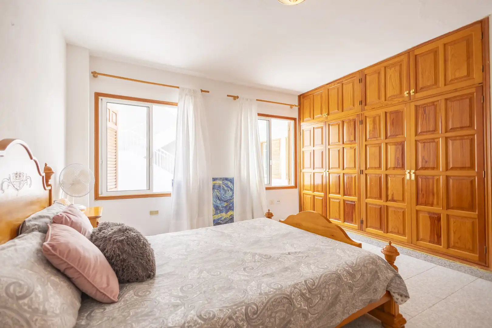 Bedroom of Flat for sale in Guía de Isora  with Terrace and Furnished