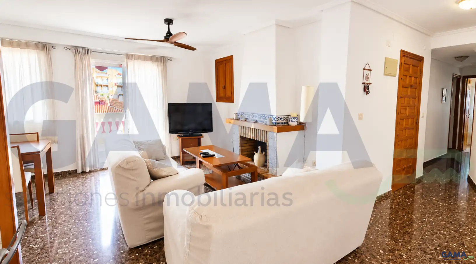 Living room of Attic for sale in Sueca  with Terrace, Storage room and Furnished