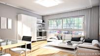 Living room of Flat for sale in  Madrid Capital  with Air Conditioner, Heating and Private garden