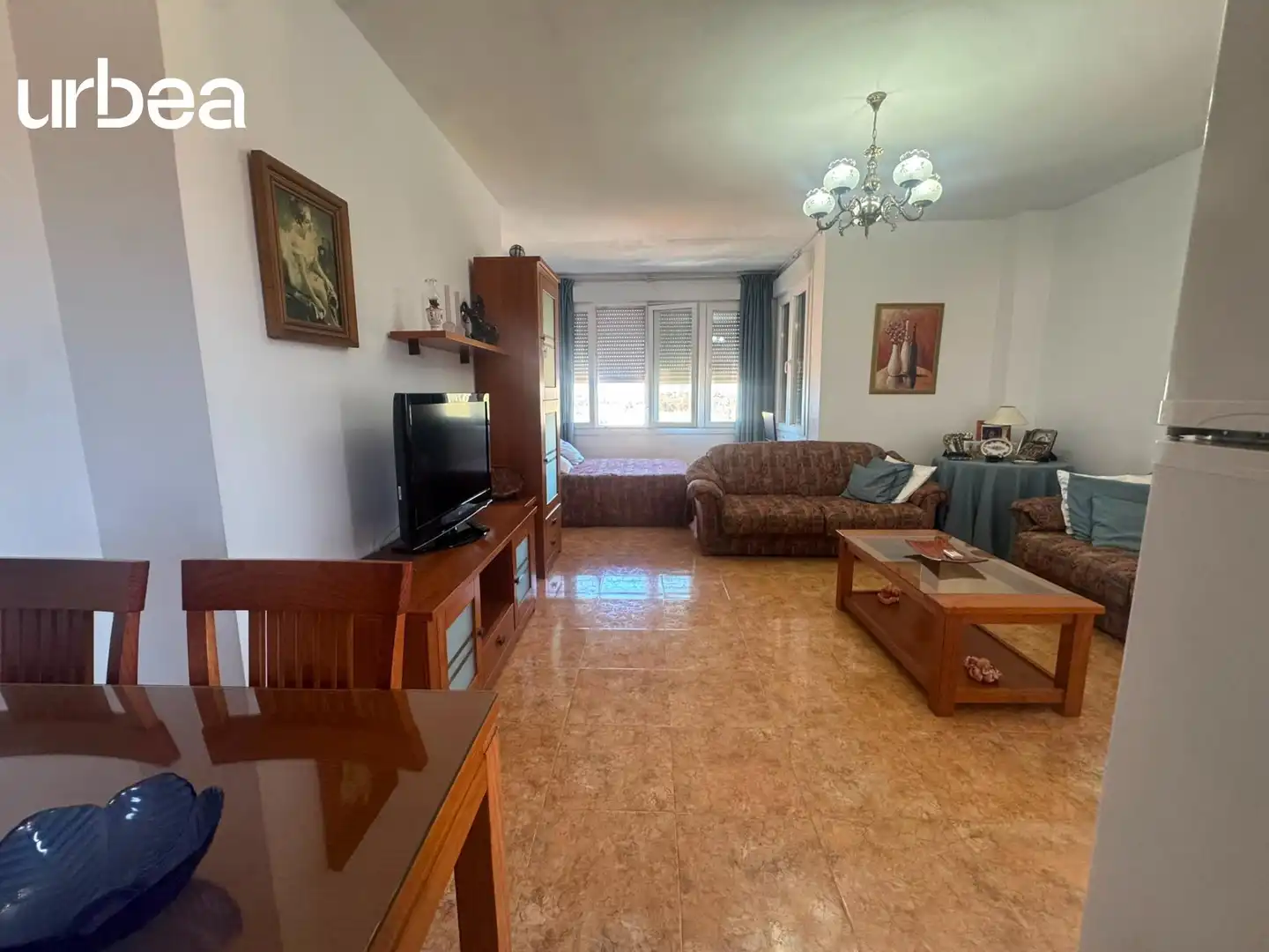 Sala d'estar de Apartament de lloguer en Málaga amb Piscina comunitària