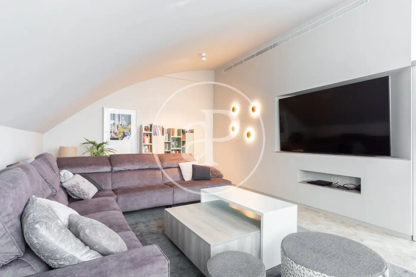 Sala de estar de Dúplex en venta en Valencia con Aire acondicionado, Calefacción y Terraza