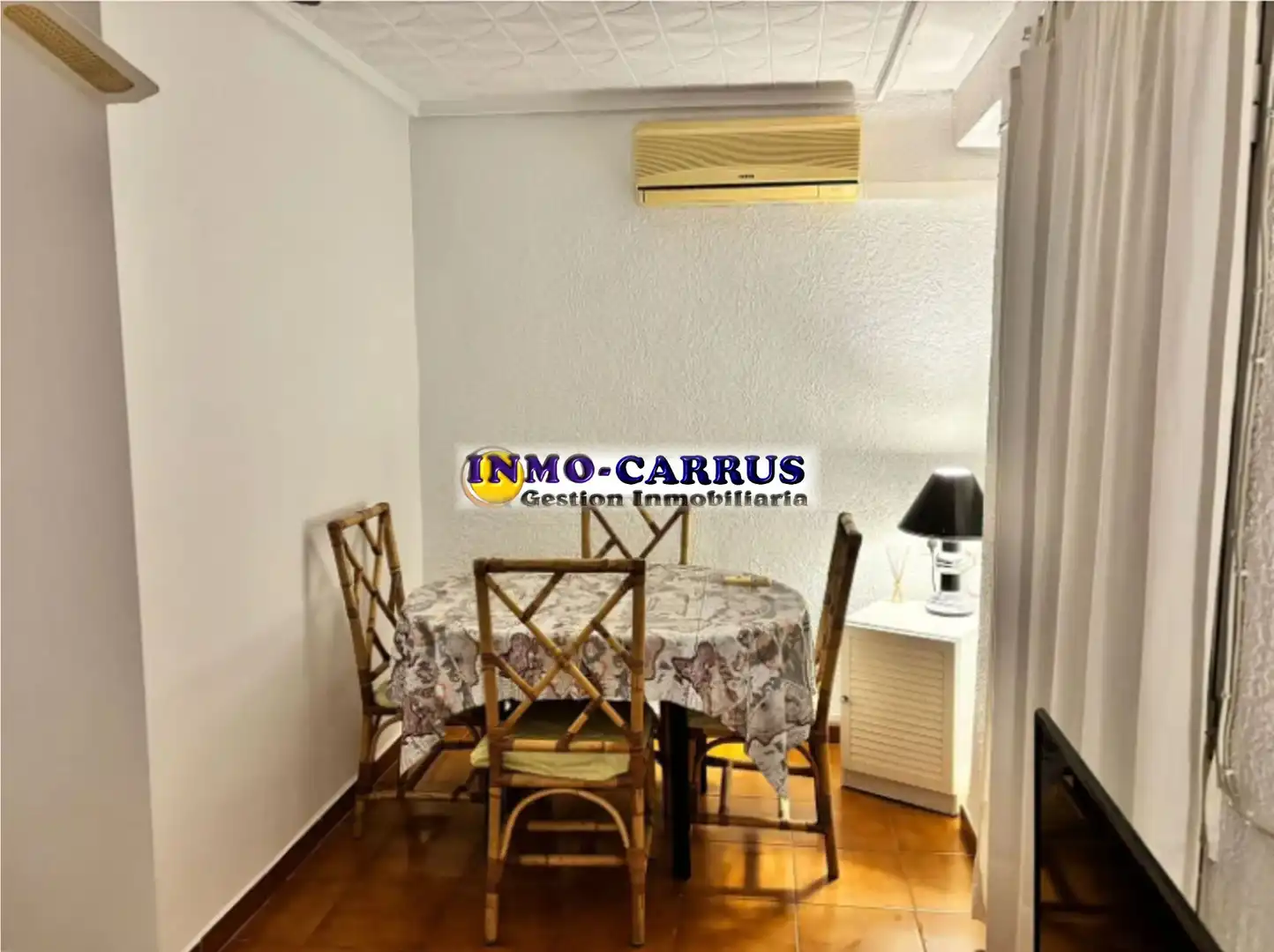 Dining room of Flat for rent in Elche / Elx  with Air Conditioner, Furnished and Balcony