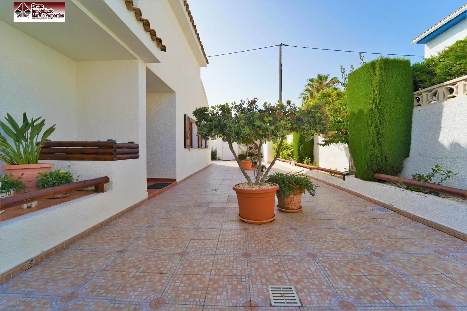 Jardín de Casa o chalet en venta en Benidorm con Calefacción, Jardín privado y Terraza