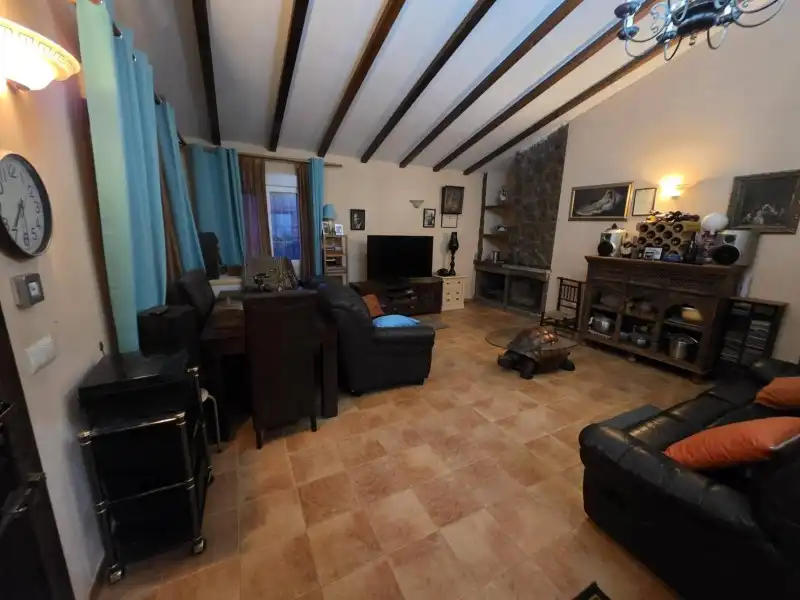 Living room of Houses for sale in Plasencia  with Heating and Storage room