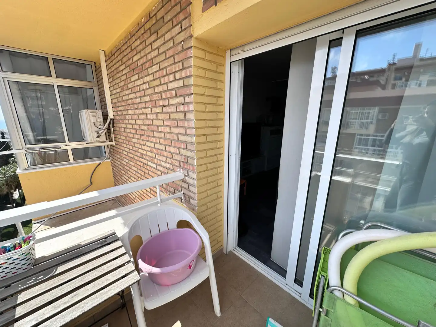 Terraza de Apartamento en venta en Benalmádena con Aire acondicionado, Terraza y Amueblado