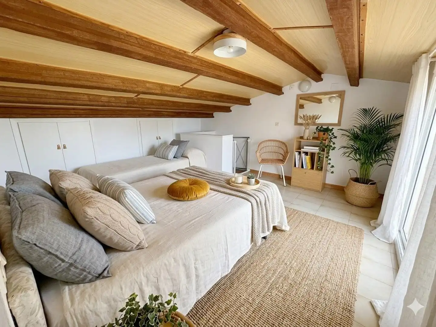 Schlafzimmer von Einfamilien-Reihenhaus zum Verkauf in El Vendrell mit Terrasse und Balkon