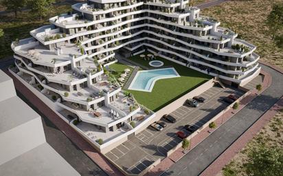 Außenansicht von Wohnungen zum verkauf in San Miguel de Salinas mit Heizung, Privatgarten und Terrasse
