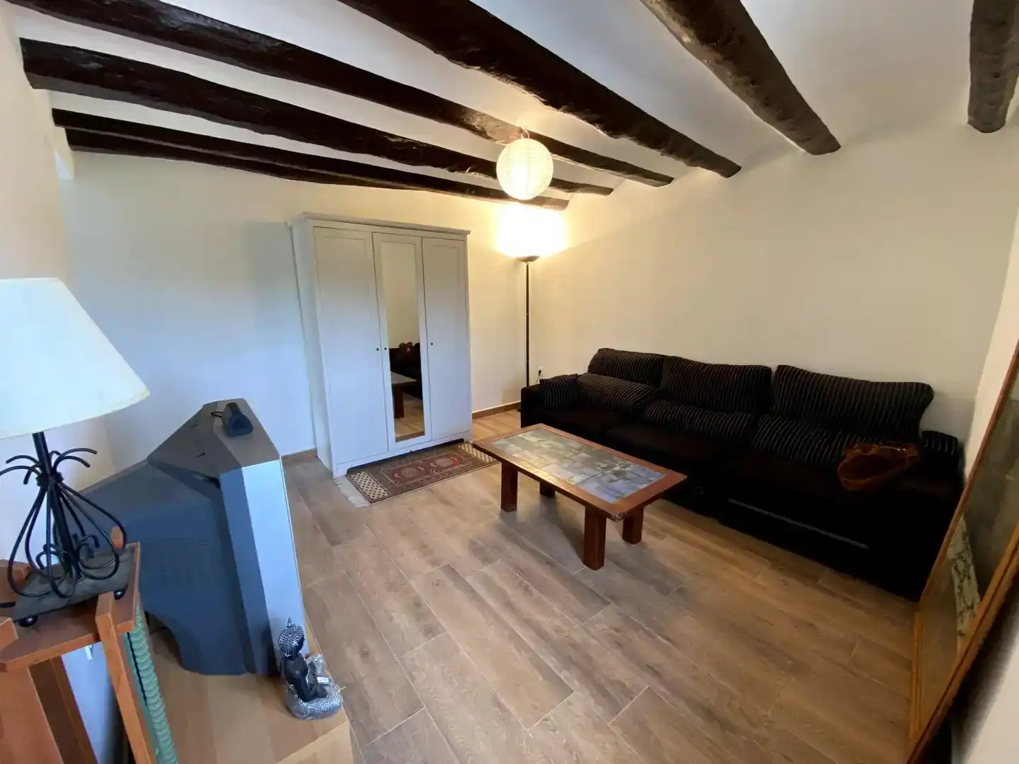 Sala d'estar de Casa adosada en venda en Magallón