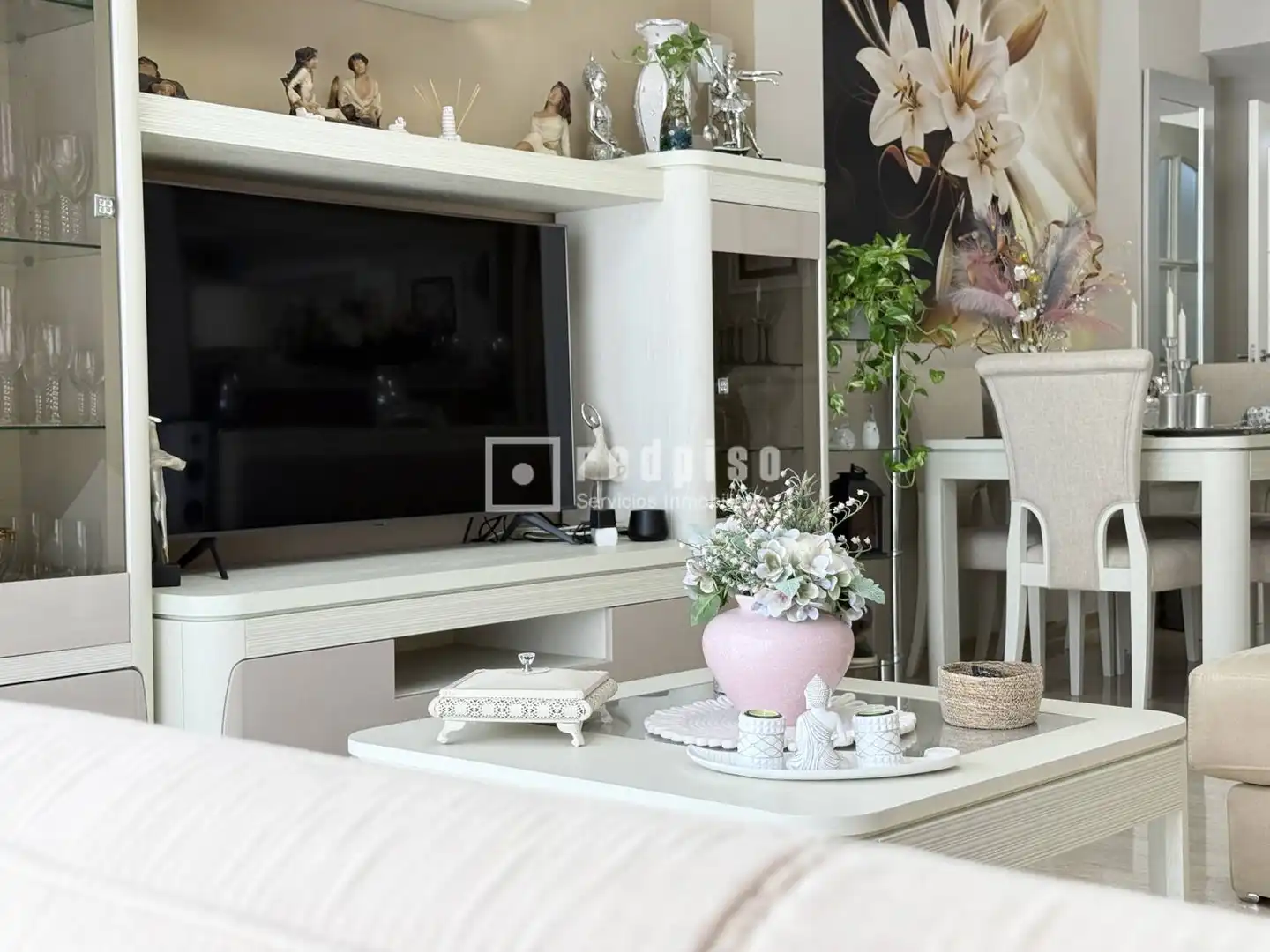 Sala de estar de Piso en venta en Málaga con Aire acondicionado, Calefacción y Jardín privado