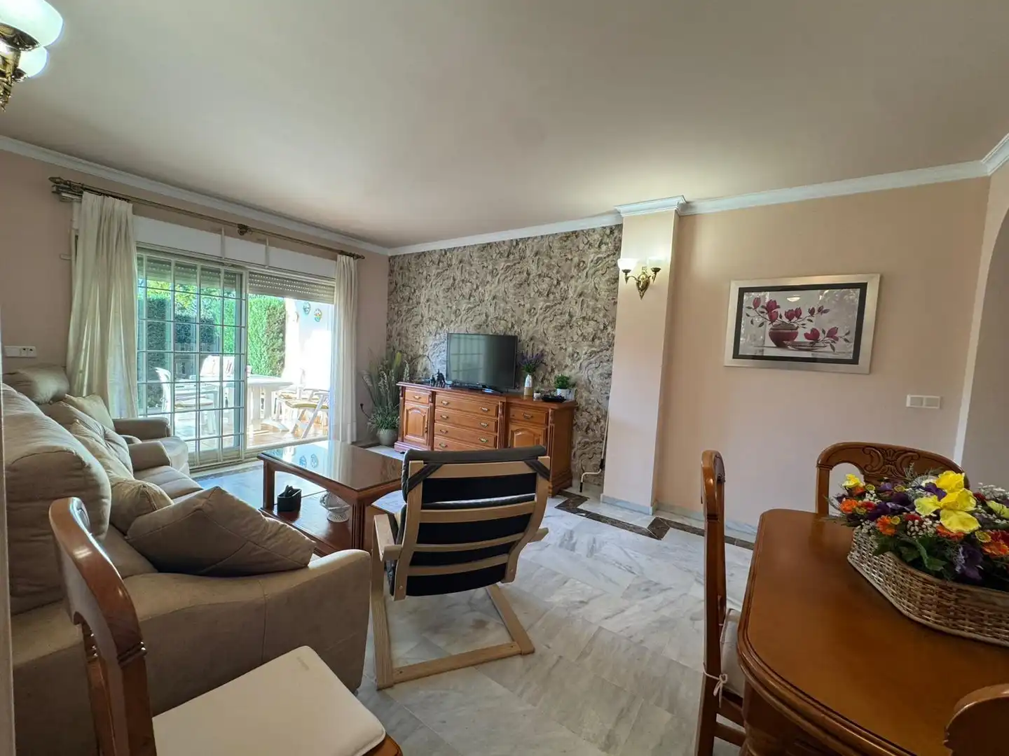 Sala de estar de Apartamento en venta en Rota con Jardín privado, Terraza y Trastero