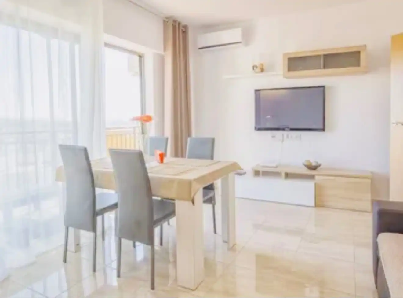 Living room of Flat for sale in Calpe / Calp  with Air Conditioner, Heating and Terrace