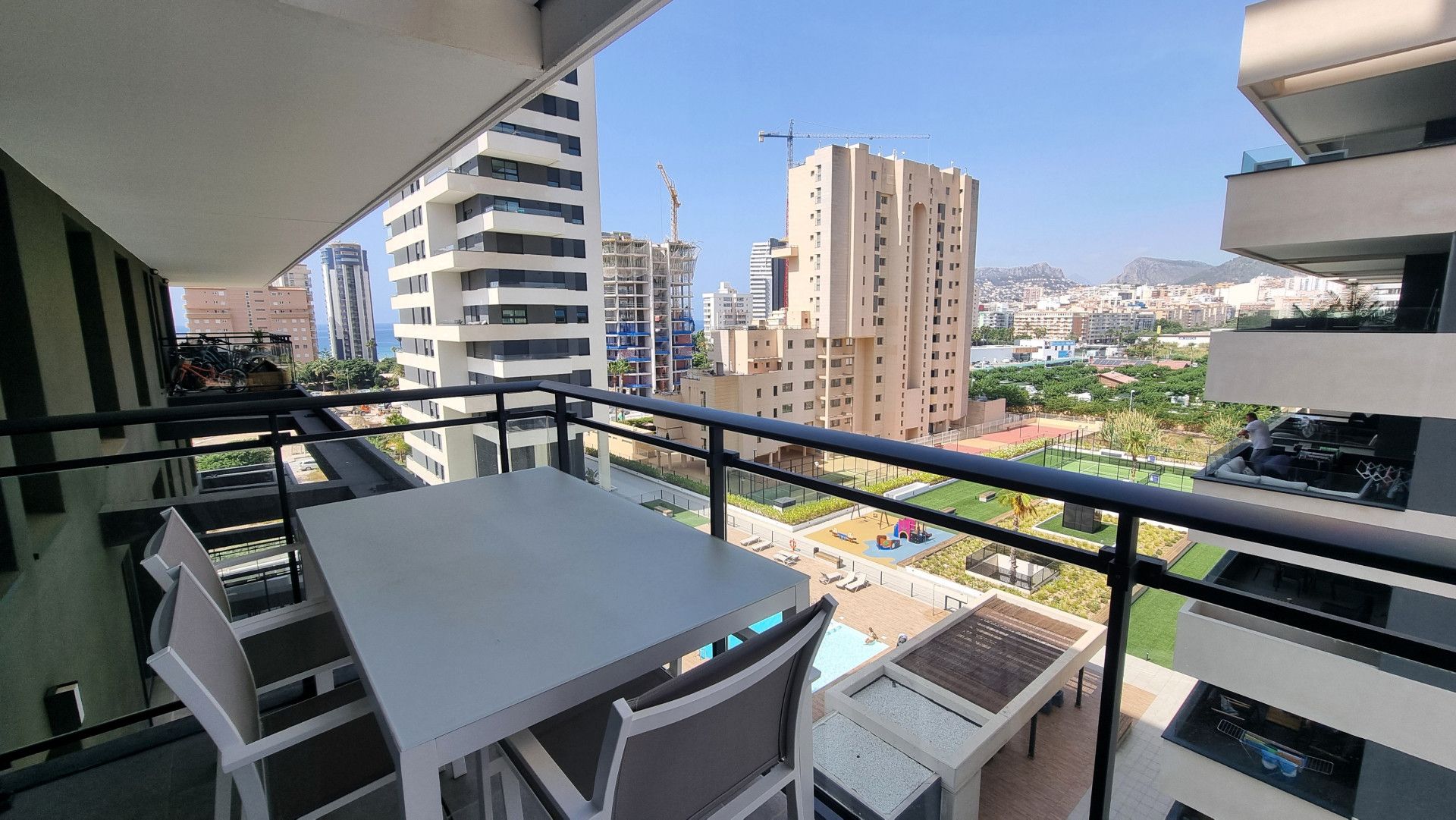 Terrassa de Apartament en venda en Calpe / Calp amb Aire condicionat, Terrassa i Piscina
