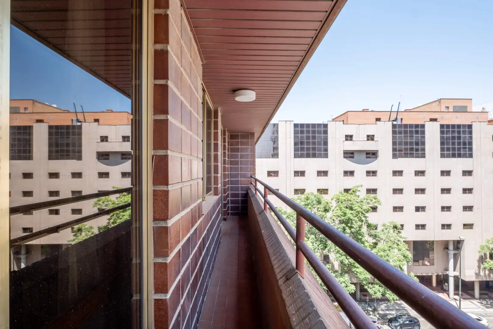 Balcony of Flat for sale in Zaragoza  with Air Conditioner, Heating and Terrace