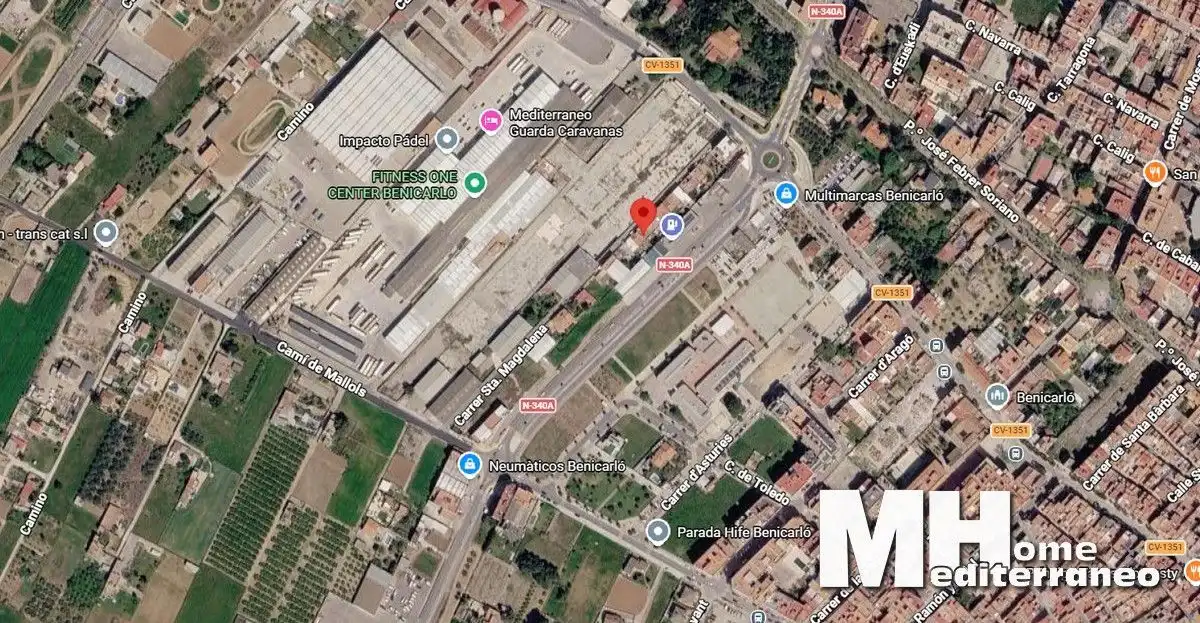 Vista exterior de Casa adosada en venda en Benicarló amb Calefacció, Terrassa i Traster