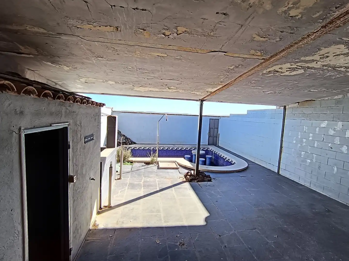 Terraza de Casa adosada en venta en Alcolea de Calatrava con Calefacción, Jardín privado y Piscina