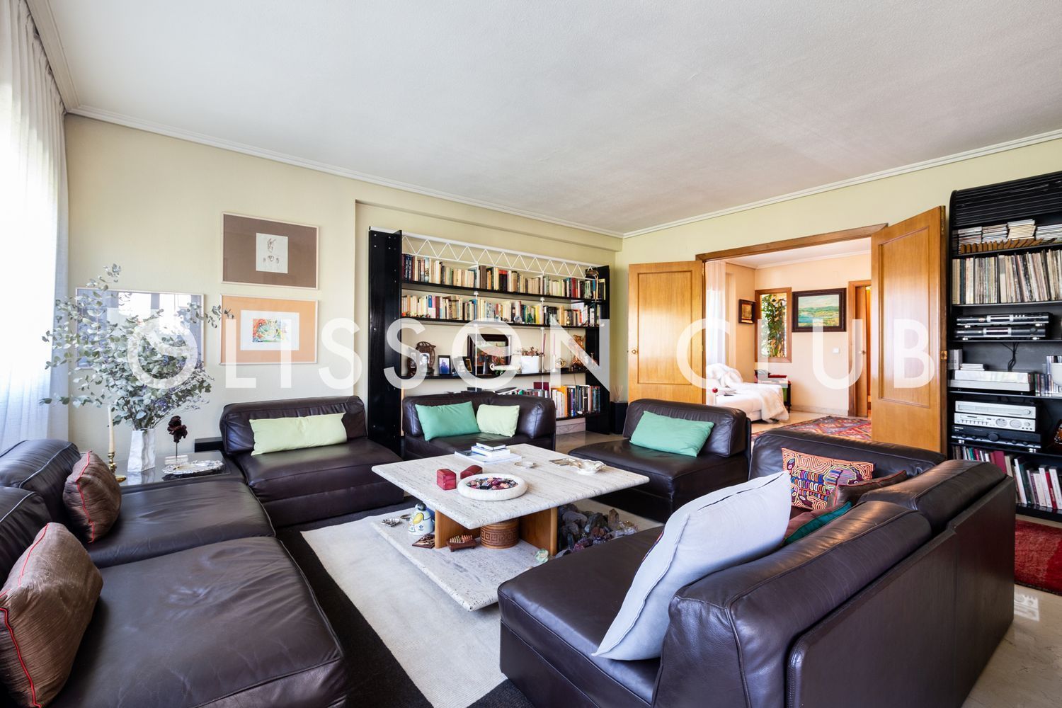 Living room of Flat for sale in  Madrid Capital  with Air Conditioner and Heating