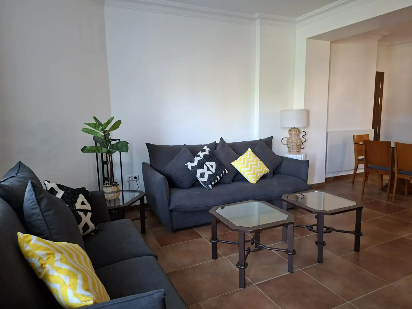 Wohnzimmer von Wohnungen zum Verkauf in Pedreguer mit Klimaanlage, Terrasse und Gemeinschaftspool