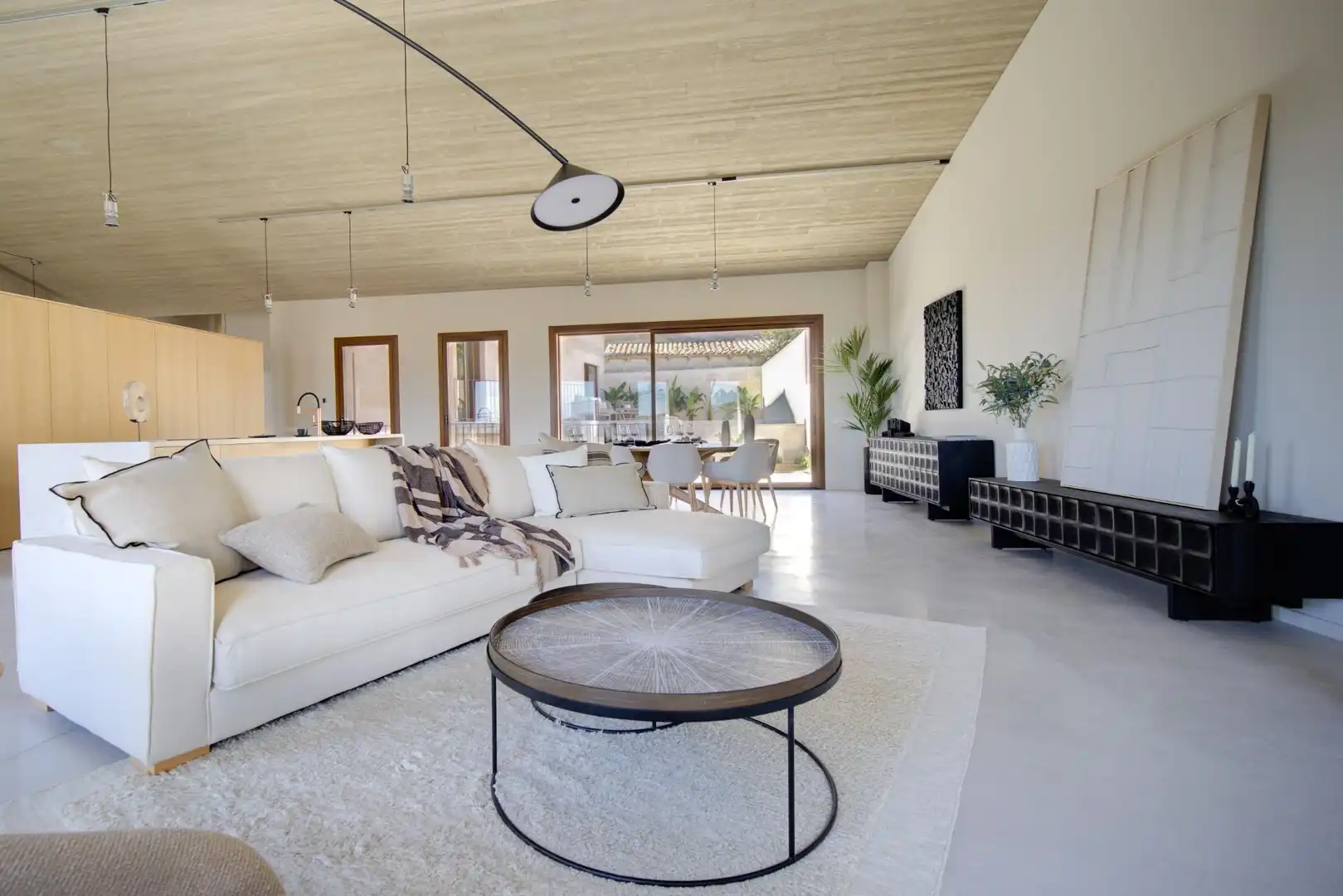 Living room of Houses for sale in Campanet  with Air Conditioner, Heating and Furnished