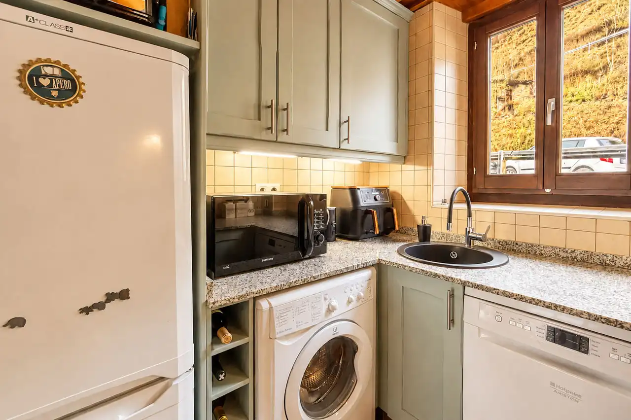 Cocina de Dúplex en venta en Vielha e Mijaran con Calefacción, Jardín privado y Parquet