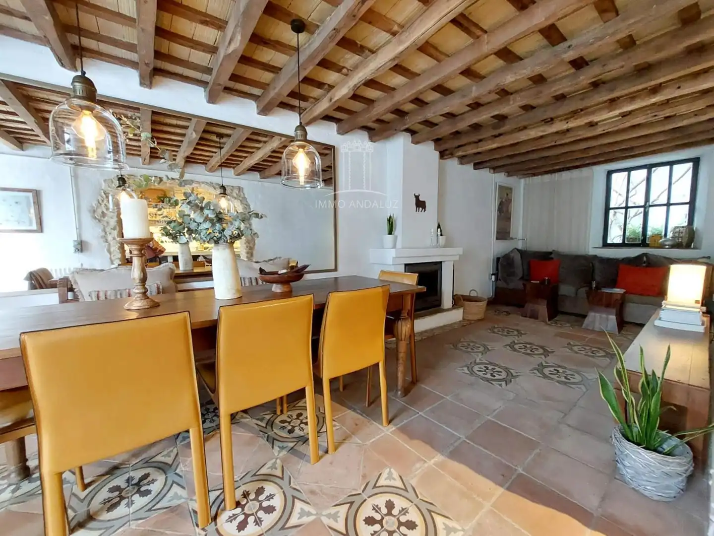 Esszimmer von Haus oder Chalet zum Verkauf in Medina Sidonia mit Heizung
