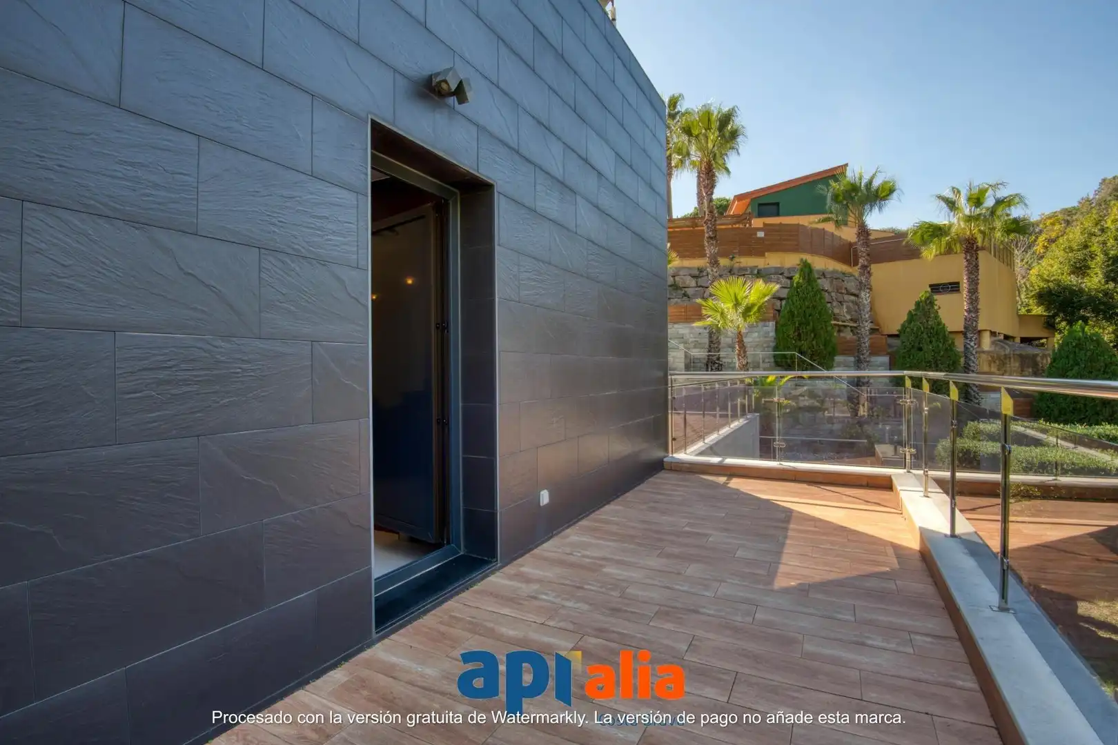 Terraza de Casa o chalet en venta en Blanes con Aire acondicionado, Calefacción y Jardín privado