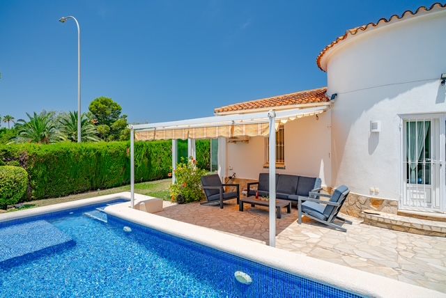Jardín de Casa o chalet de alquiler en Dénia con Aire acondicionado, Calefacción y Jardín privado