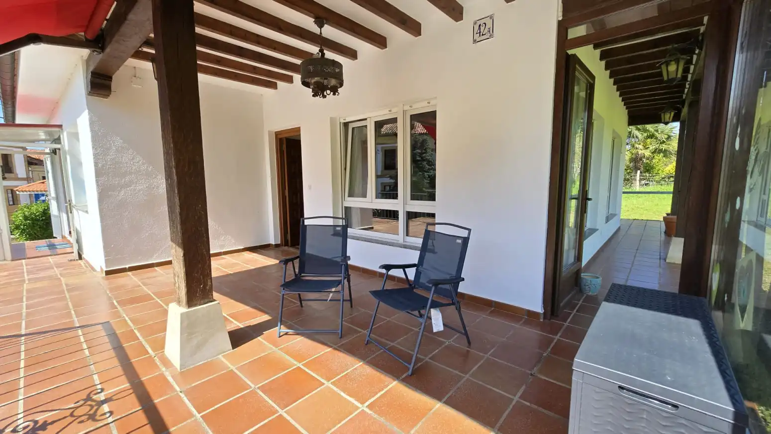 Terraza de Casa o chalet en venta en Alfoz de Lloredo con Calefacción, Jardín privado y Parquet