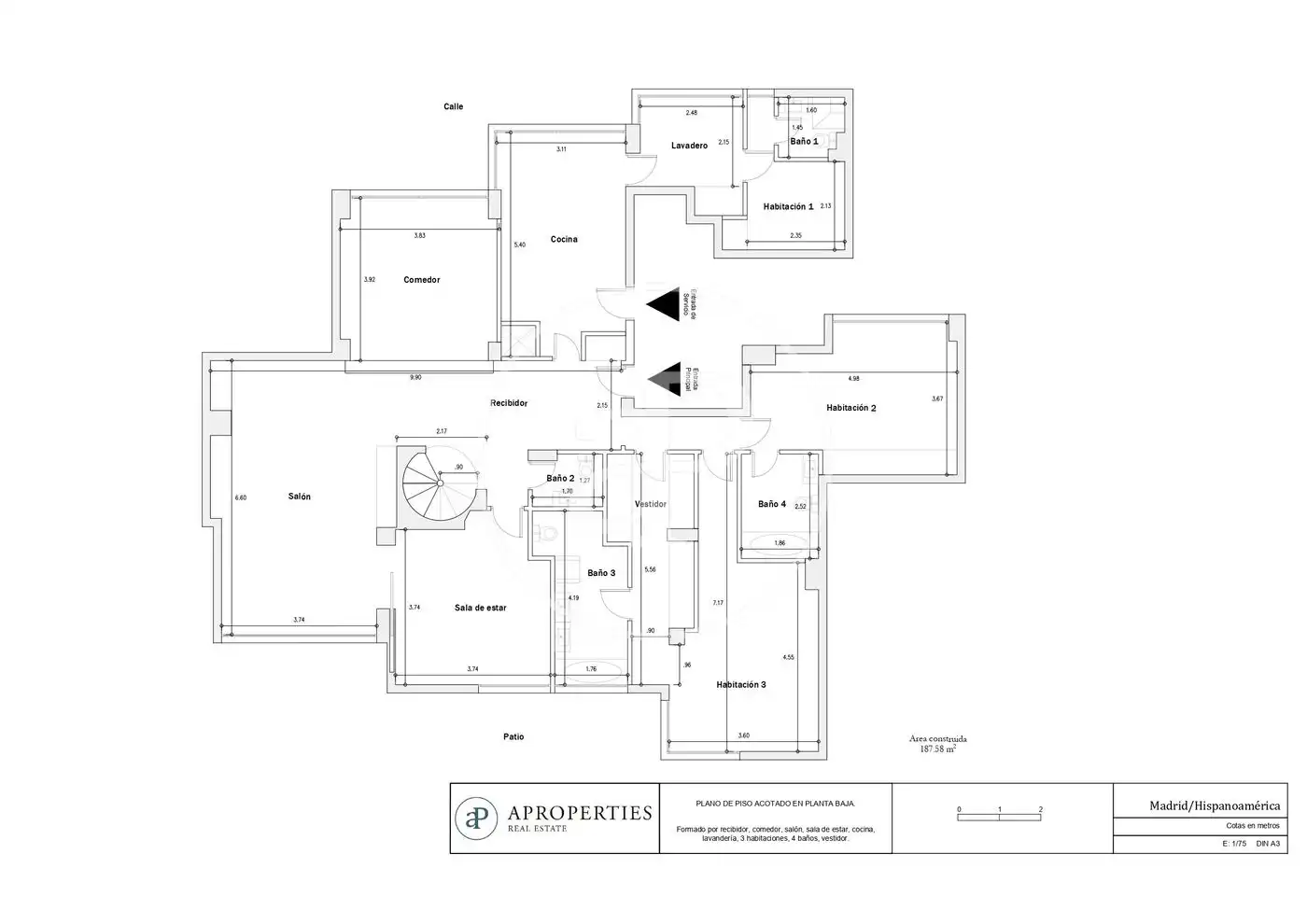 Dúplex en venta en Madrid con Aire acondicionado, Calefacción y Jardín privado