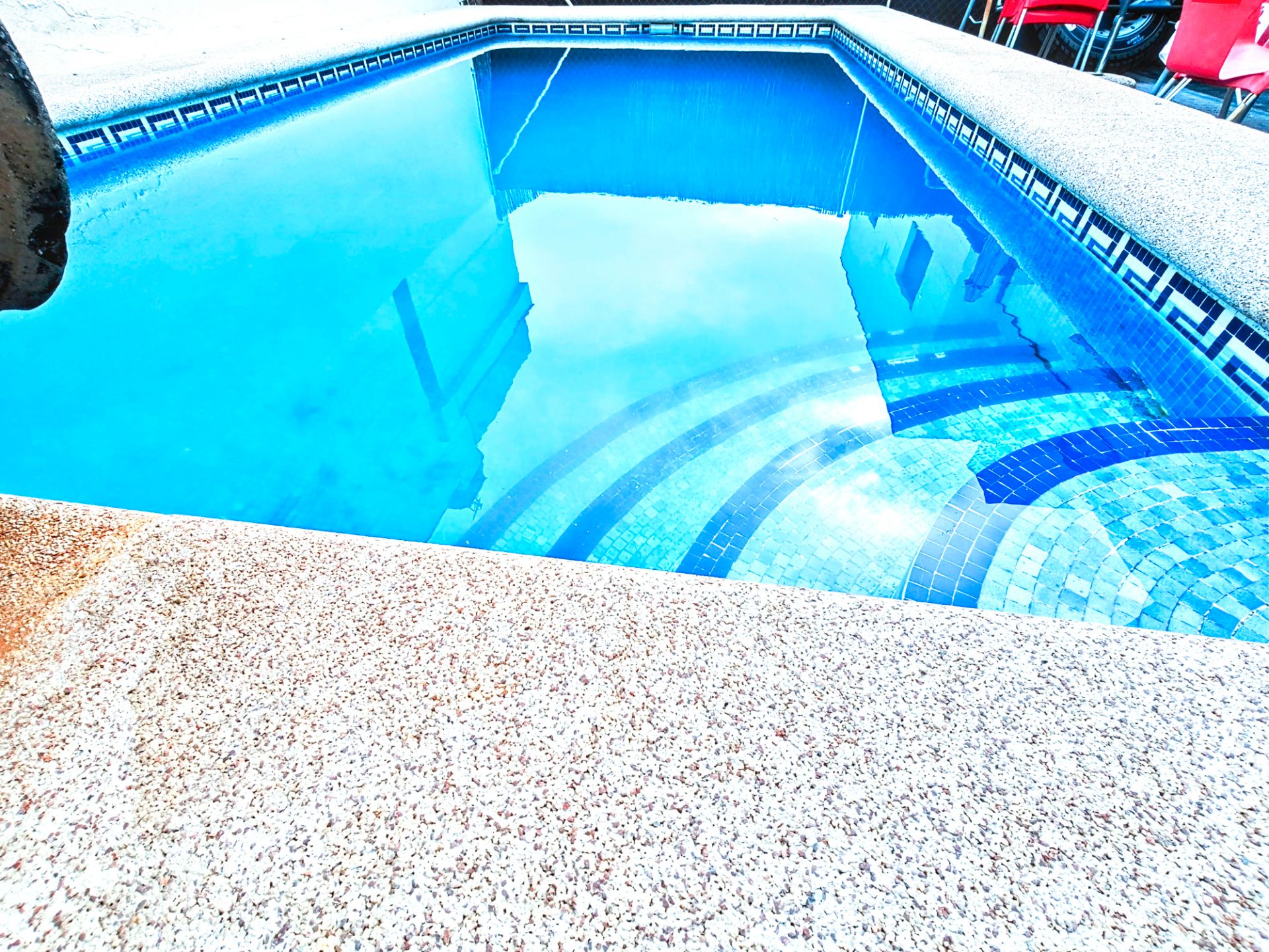 Piscina de Casa adosada en venda en Móstoles amb Calefacció, Jardí privat i Terrassa