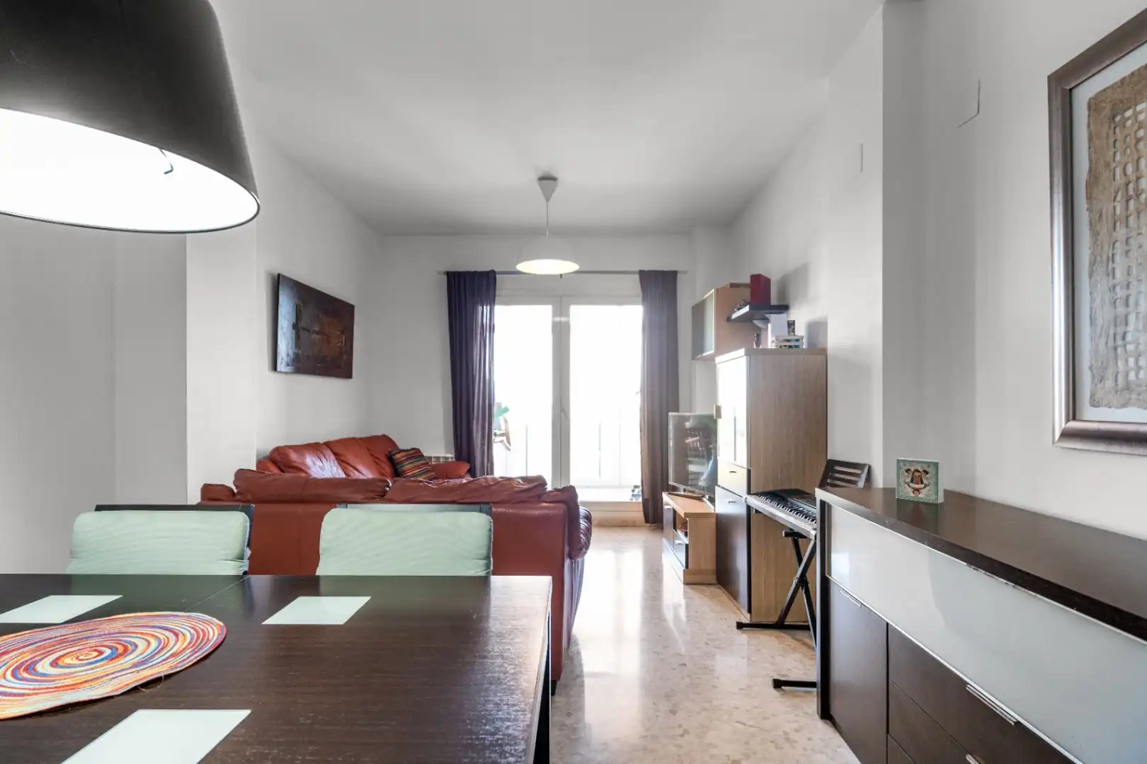 Wohnzimmer von Wohnungen zum Verkauf in Paterna mit Klimaanlage, Heizung und Terrasse