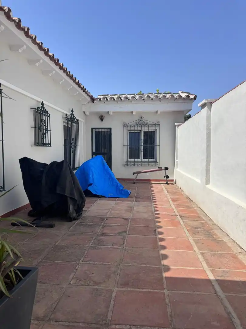 Terrassa de Casa o xalet de lloguer en Fuengirola amb Aire condicionat, Jardí privat i Terrassa