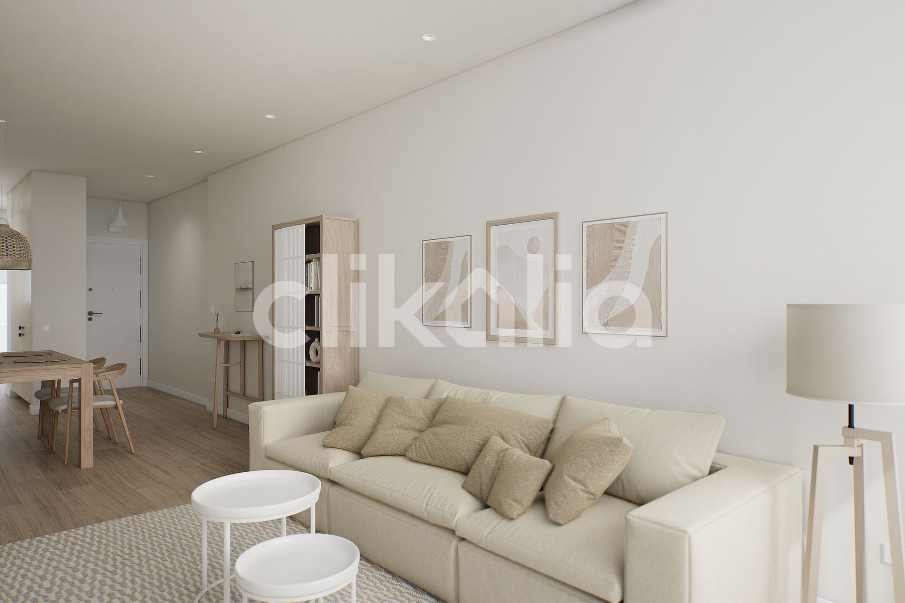 Sala de estar de Piso en venta en  Barcelona Capital con Aire acondicionado, Calefacción y Terraza