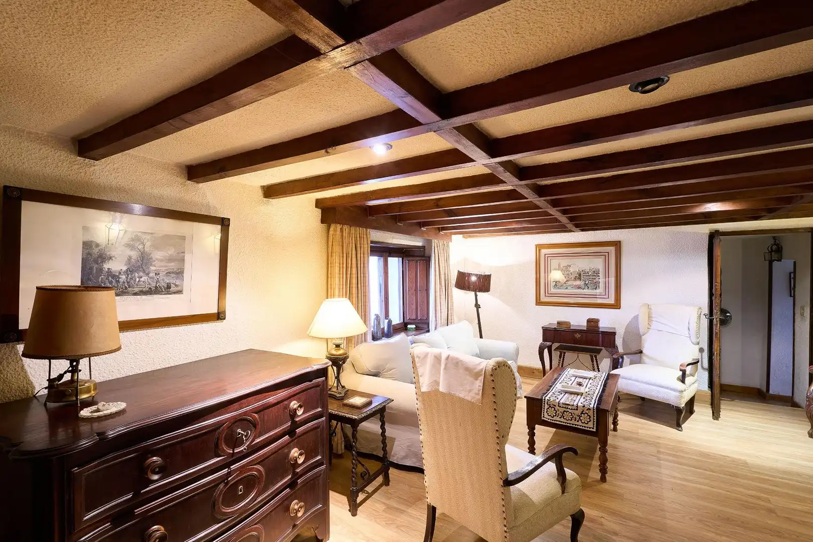 Sala de estar de Finca rústica en venta en Horcajo Medianero