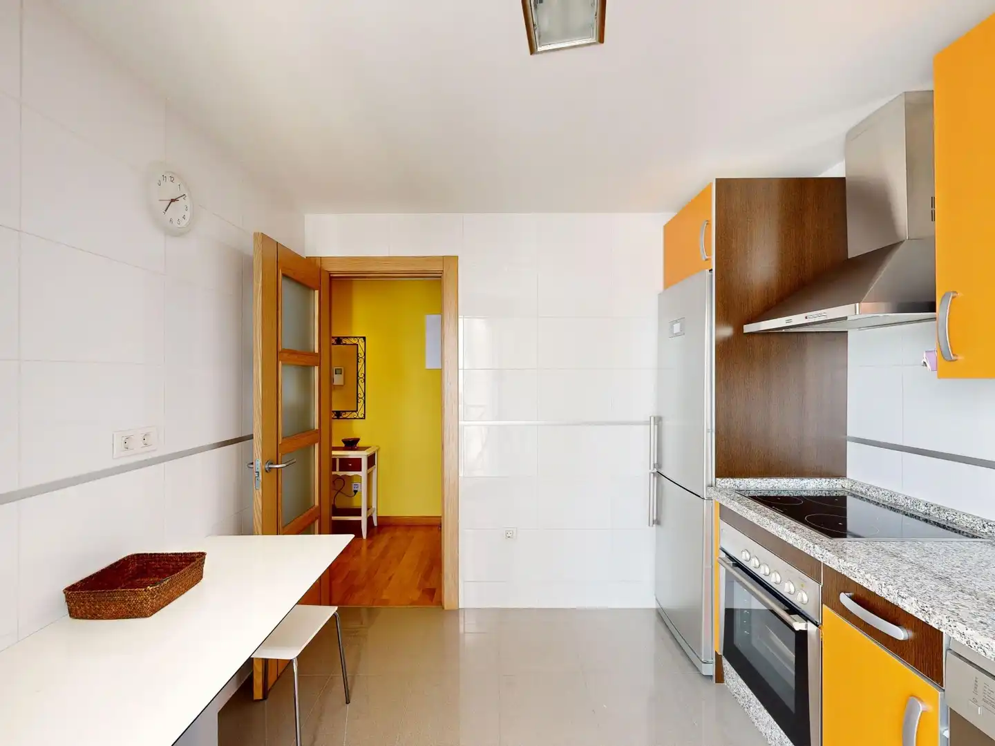 Kitchen of Flat for sale in Foz  with Heating, Terrace and Storage room