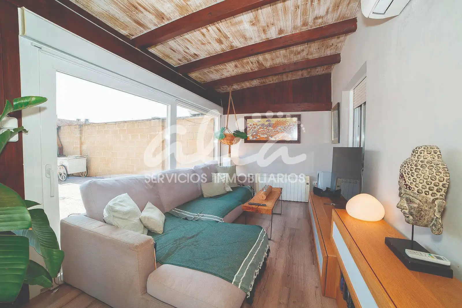 Sala de estar de Piso en venta en San Martín de la Vega con Aire acondicionado, Calefacción y Parquet