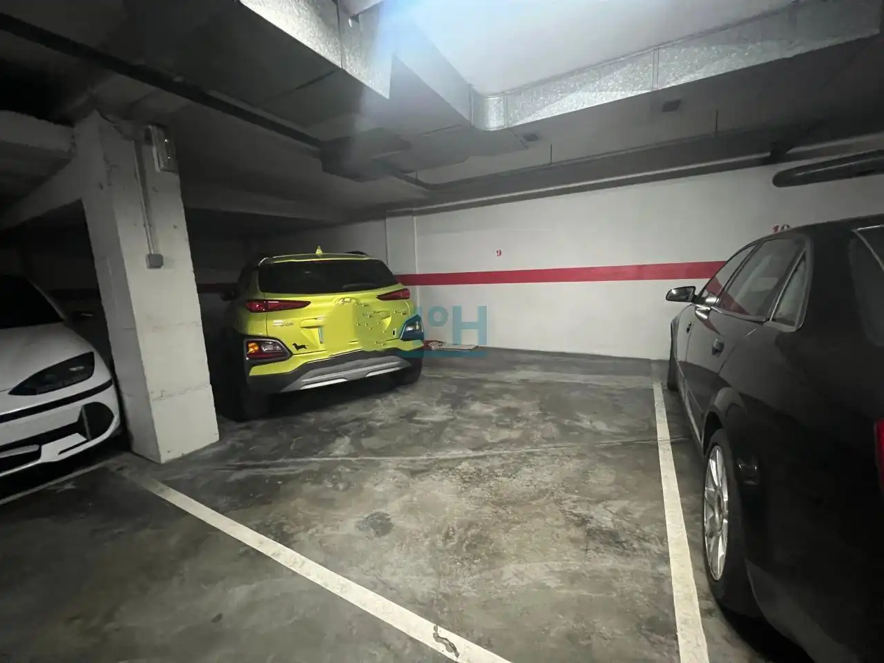 Parking of Flat for sale in Ourense Capital   with Heating, Parquet flooring and Storage room
