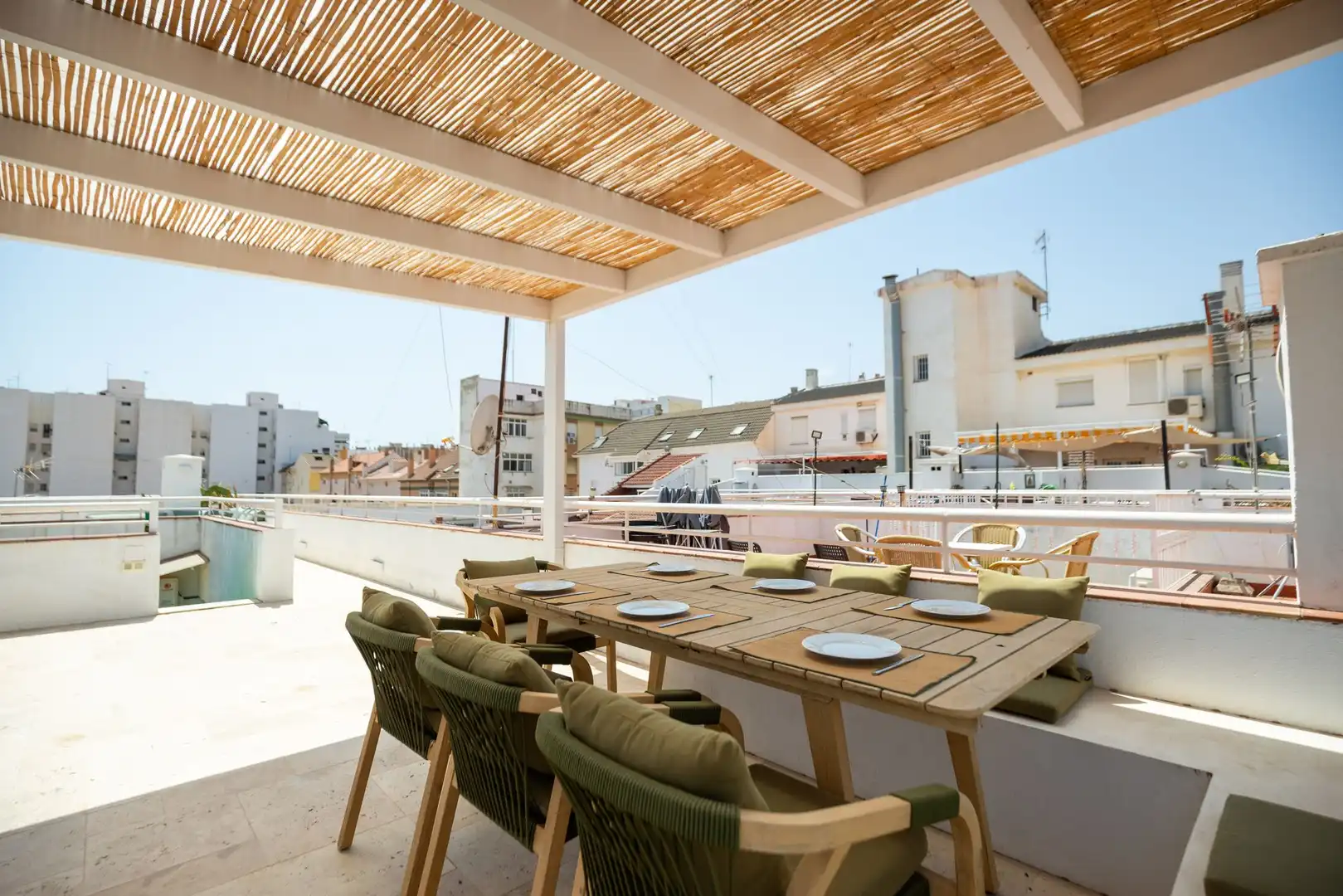 Terrace of Attic for rent in Málaga  with Terrace and Furnished