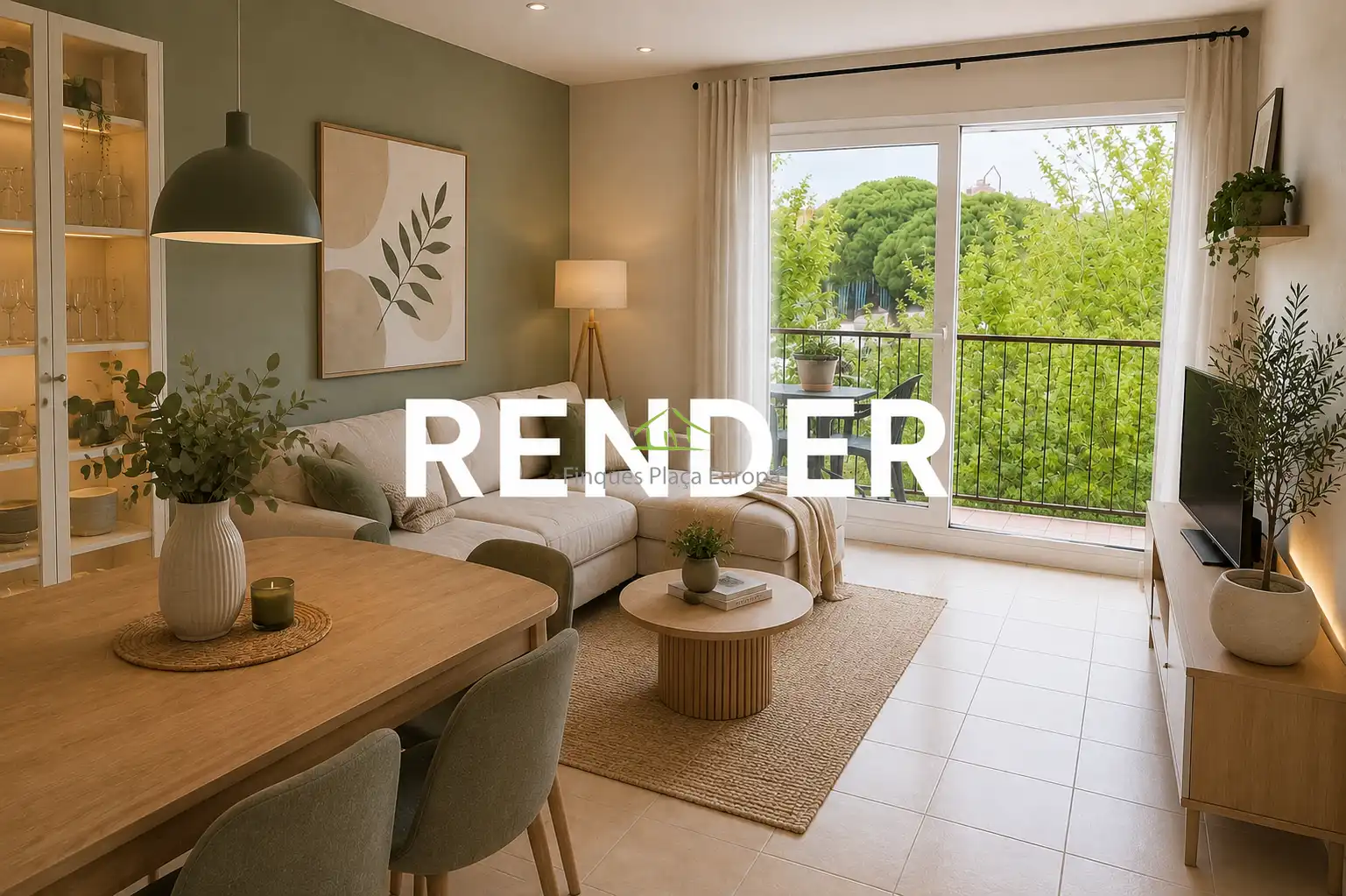Habitación de Apartamento en venta en Santa Cristina d'Aro con Calefacción, Terraza y Balcón