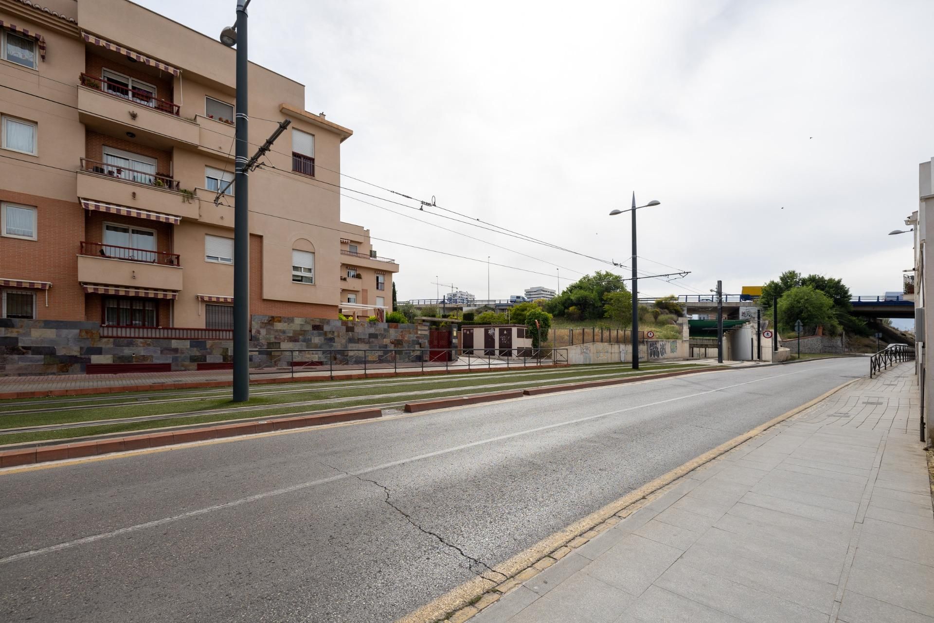 Exterior view of Flat for sale in  Granada Capital  with Air Conditioner, Heating and Private garden