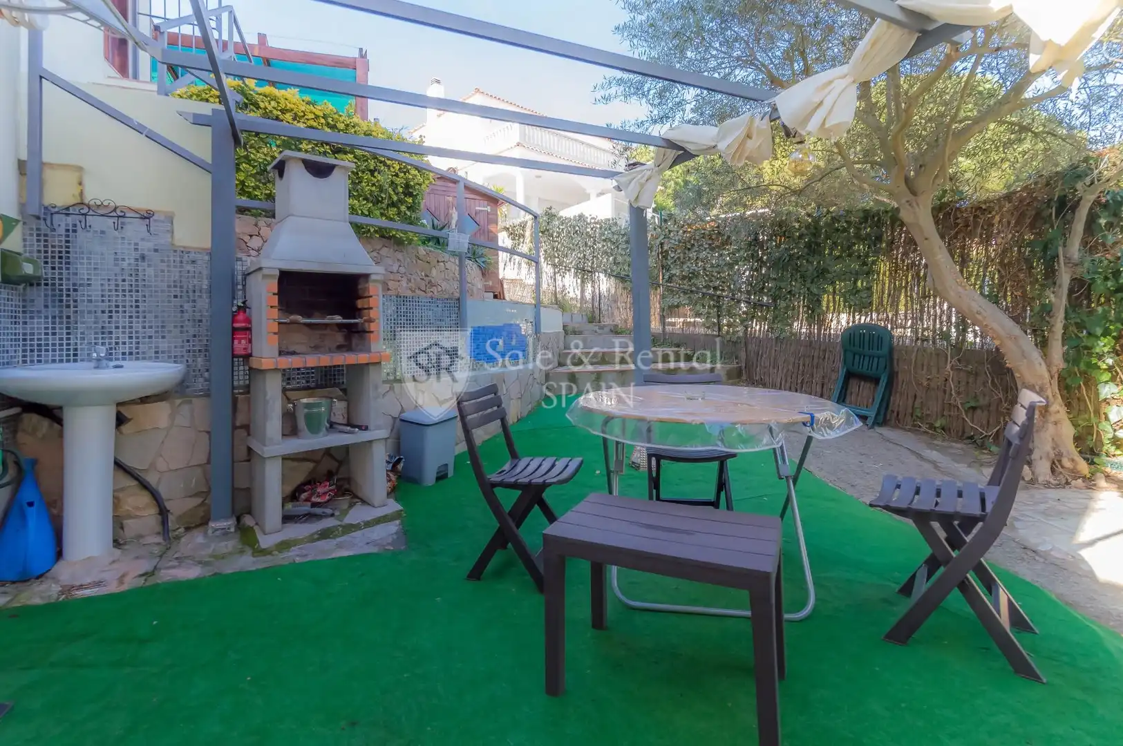 Garden of Houses for sale in Lloret de Mar  with Air Conditioner, Heating and Private garden