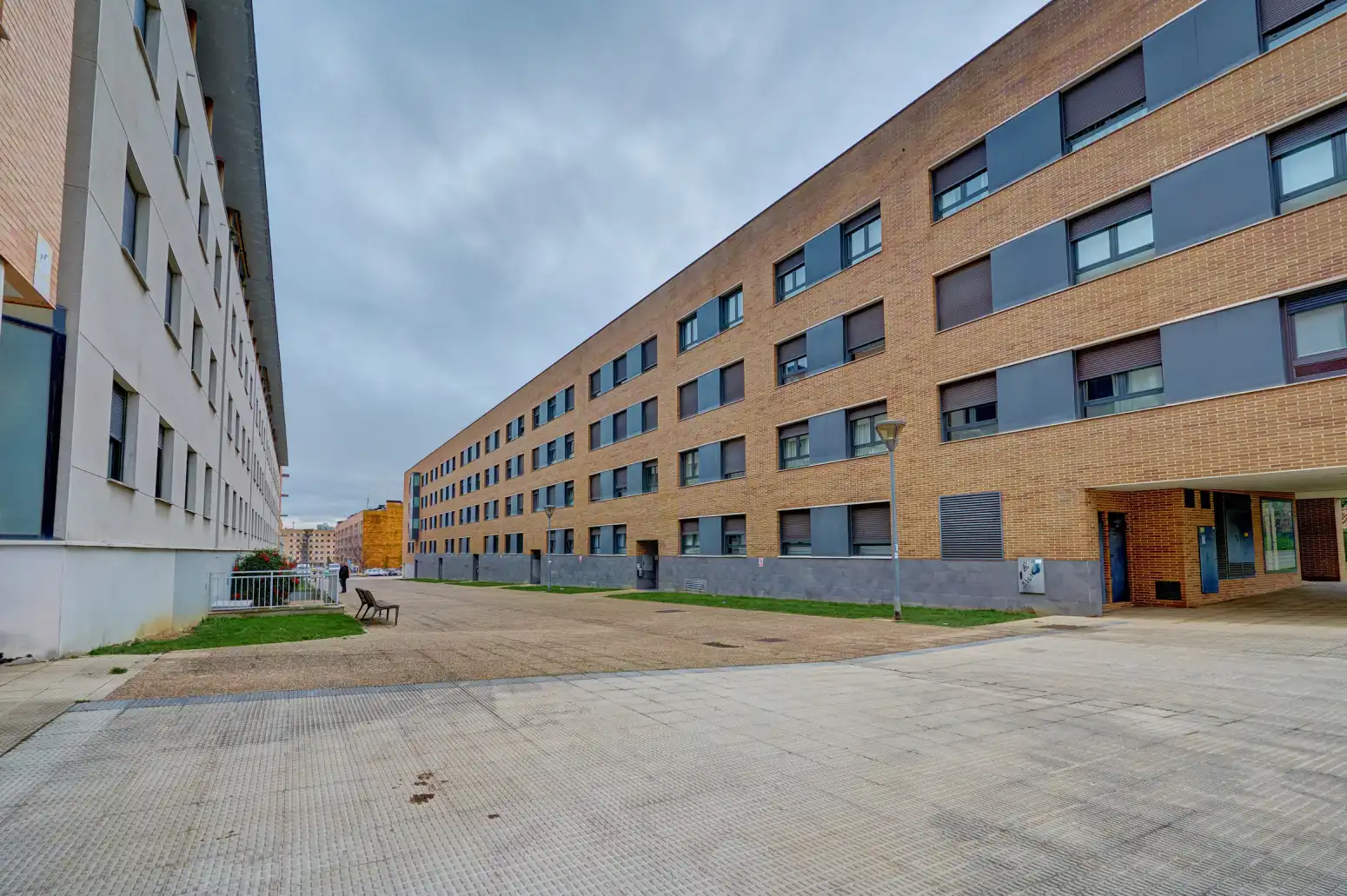 Exterior view of Flat for sale in  Pamplona / Iruña  with Heating, Private garden and Parquet flooring