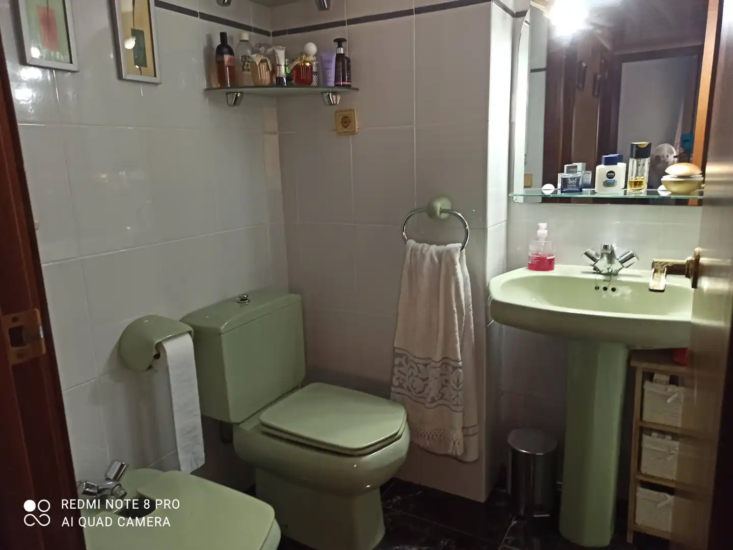 Badezimmer von Wohnung zur Miete in Cunit mit Möbliert, Waschmaschine und Fernseher