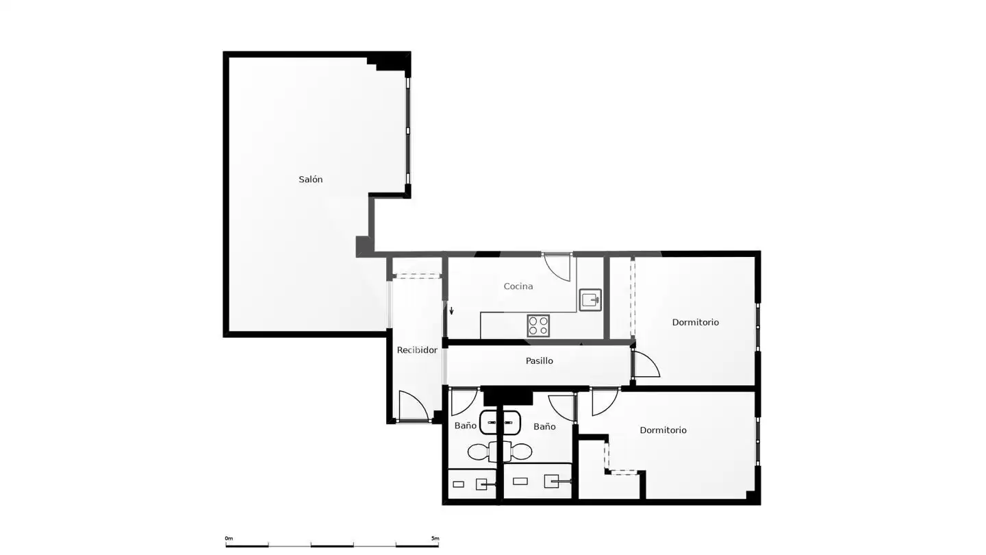 Flat for sale in Madrid  with Air Conditioner, Heating and Storage room