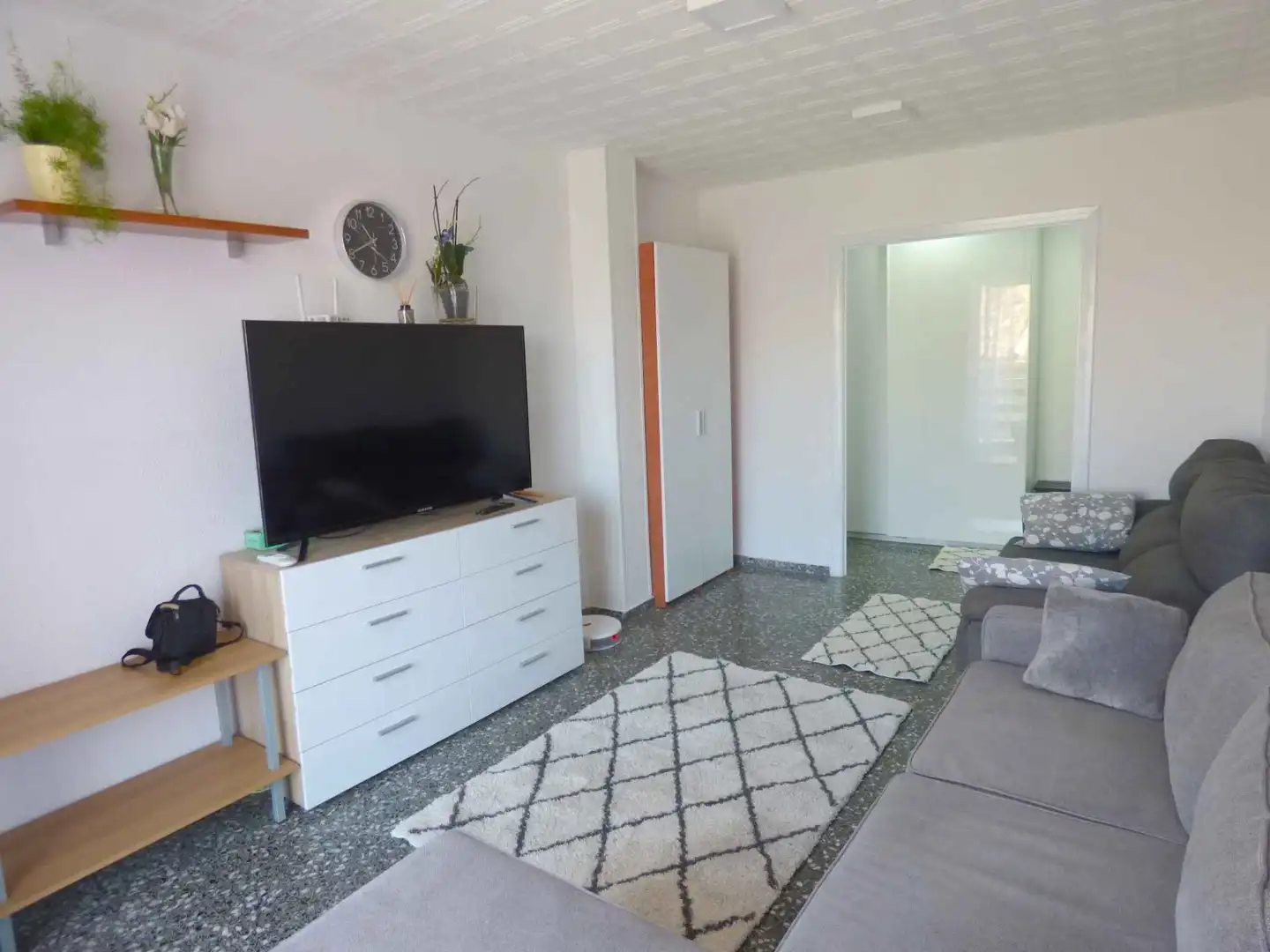 Sala de estar de Piso en venta en Onil con Aire acondicionado, Amueblado y Balcón