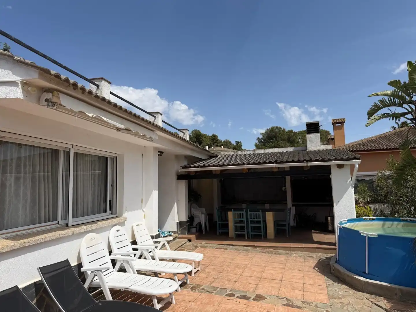 Terrassa de Casa o xalet en venda en Sant Jaume dels Domenys