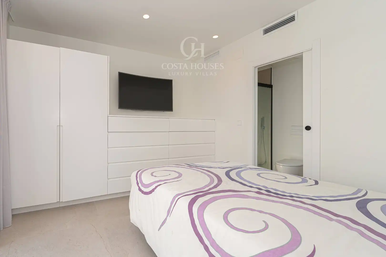 Bedroom of Houses for sale in Dénia  with Air Conditioner, Heating and Private garden