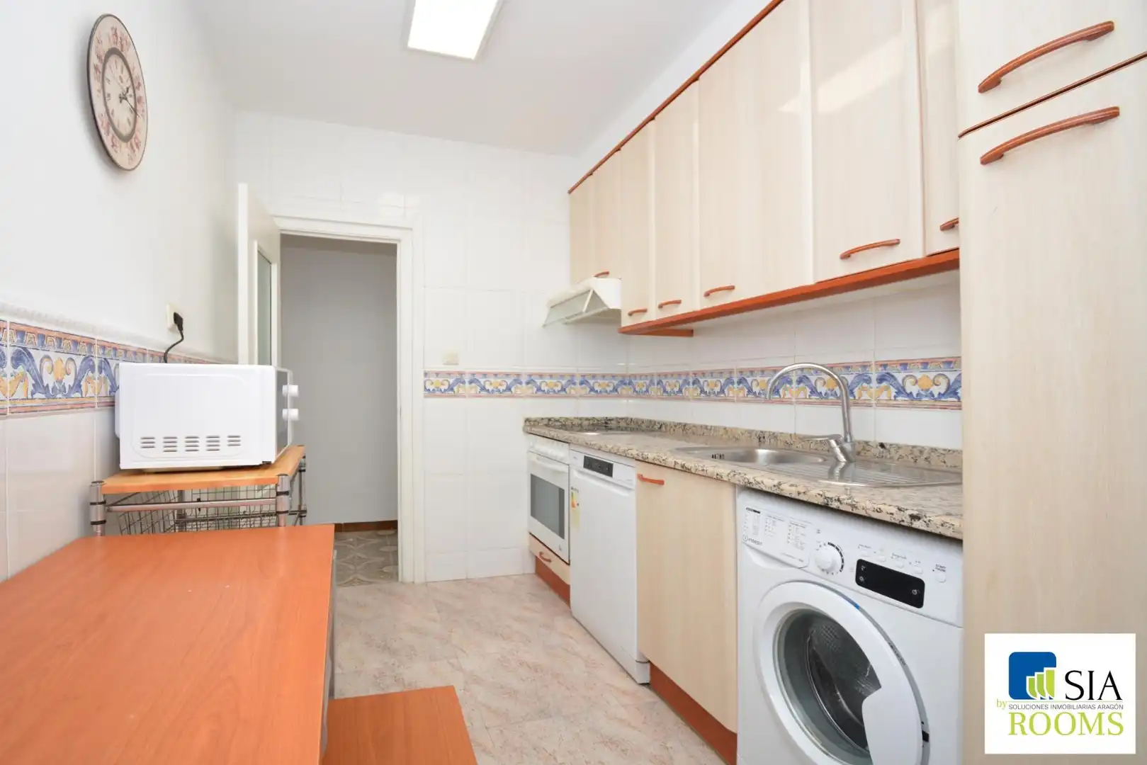 Cocina de Piso para compartir en Zaragoza con Calefacción, Terraza y Amueblado
