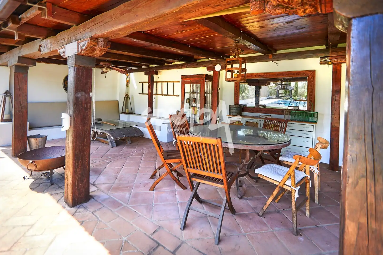 Terrace of Houses for rent in Villanueva de la Cañada  with Air Conditioner, Heating and Private garden