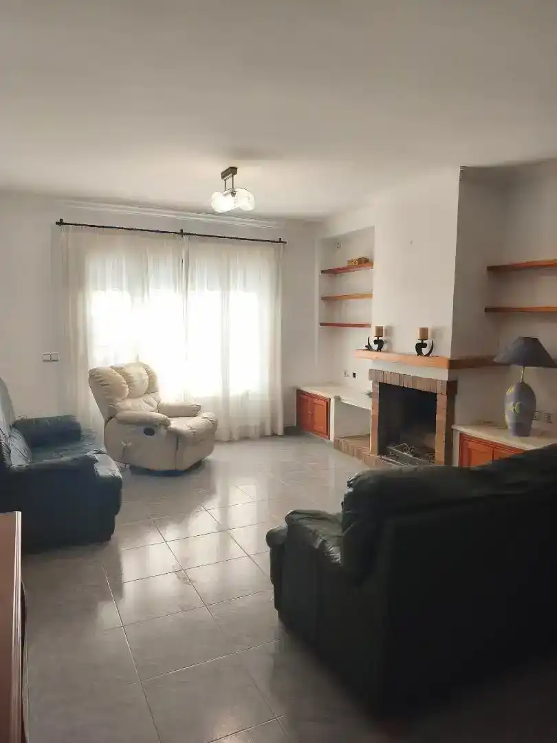 Sala de estar de Piso en venta en Es Mercadal con Jardín privado, Amueblado y Balcón