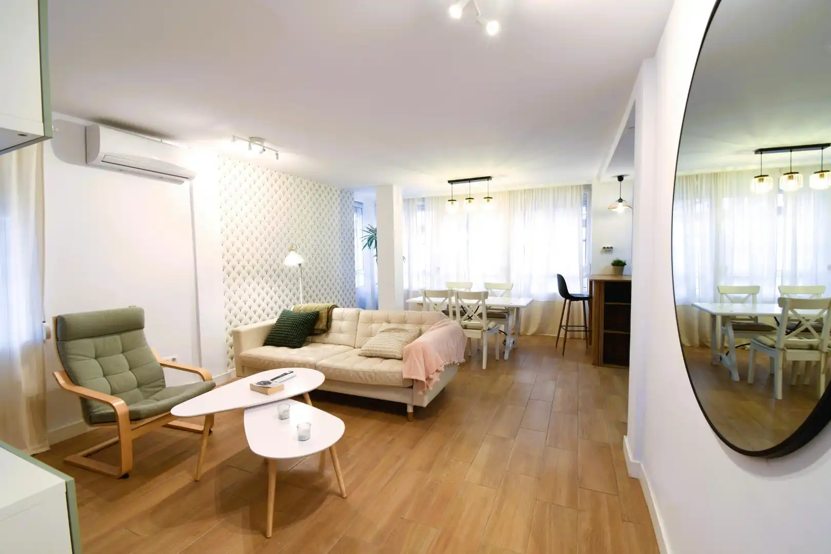 Sala de estar de Piso en venta en Jerez de la Frontera con Aire acondicionado, Terraza y Amueblado